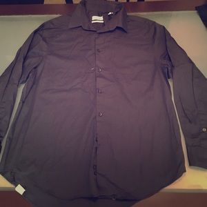 Calvin Klein slim fit stretch button down